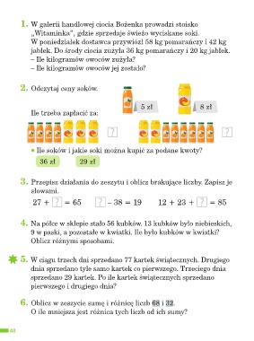 Page 50 Elementarz Odkrywcow Podrecznik Matematyka Klasa 3 Czesc 1